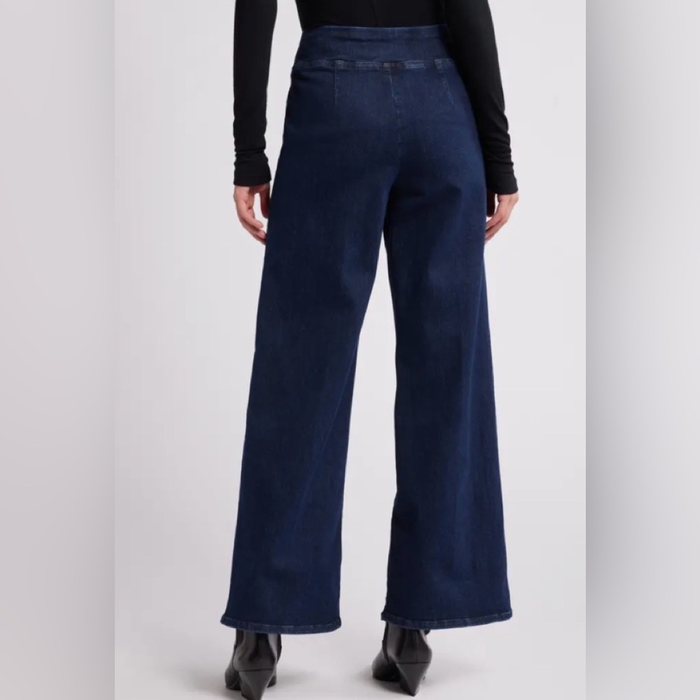 Frame Denim Le Jet set Dark Blue High-Rise Jeans - Picture 4 of 4